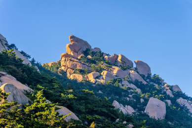 中国山东省青岛市崂山华严游览区