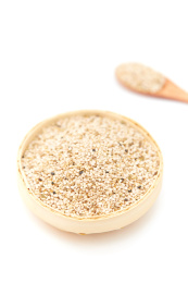 竹筐里的白芝麻