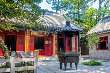 中国山东省青岛市崂山太清宫三官殿