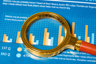 金融图表放大镜分析解析股票股市投理财走势趋势