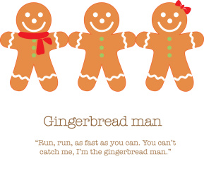 圣诞姜饼人素材