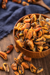 天然的海产品青口贝淡菜干