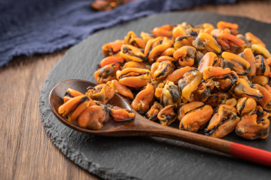 天然的海产品青口贝淡菜干