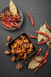 天然的海产品青口贝淡菜干