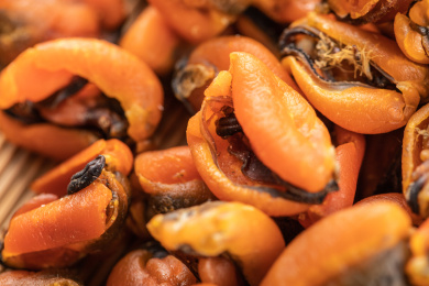 天然的海产品青口贝淡菜干