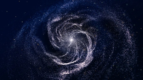 抽象粒子模拟宇宙星云网页背景