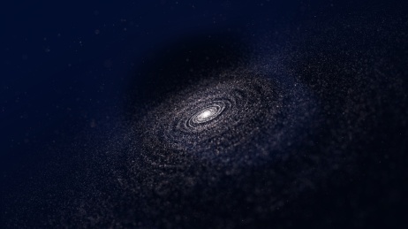 抽象粒子模拟宇宙星云网页背景