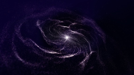 抽象粒子模拟宇宙星云网页背景