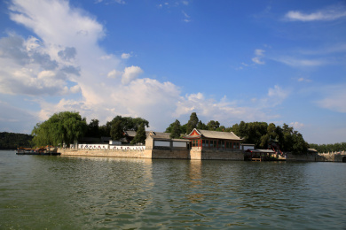 北京市颐和园南湖岛