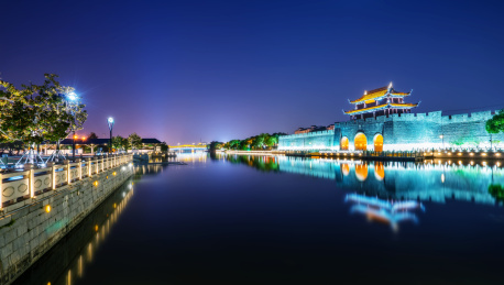 苏州平门夜景