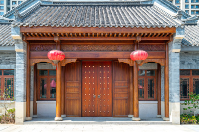 中式建筑木门