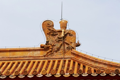 北京故宫太和殿鸱吻
