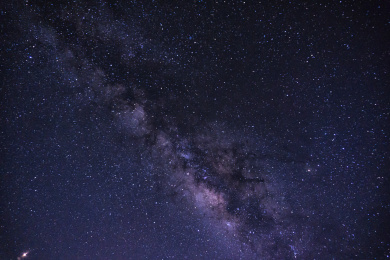 夜晚星空银河