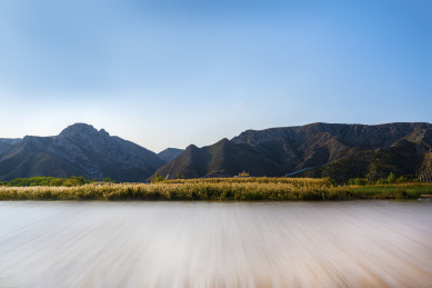 宁夏塞上明珠青铜峡黄河大峡谷风光