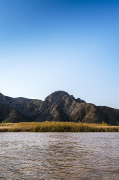 宁夏塞上明珠青铜峡黄河大峡谷风光