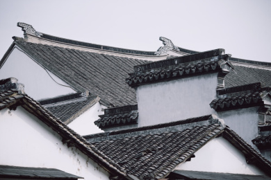 江苏省苏州市甪直古镇江南水乡老街风光
