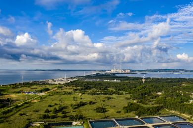 中国广东省汕尾市红海湾施公寮风车岛