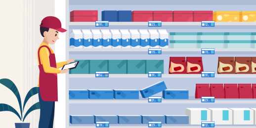 超市营业员校验商品