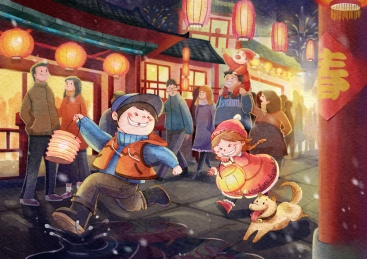 与小伙伴一起过的春节