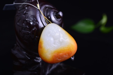 和田玉把玩件，玉石珠宝吊坠