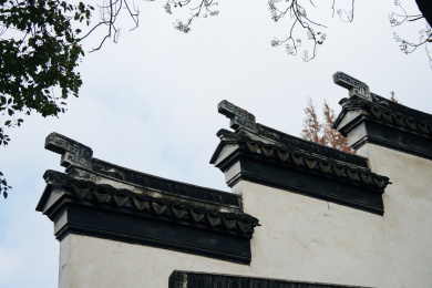 春日里的浙江宁波天一阁建筑风貌_站酷海洛_正版图片