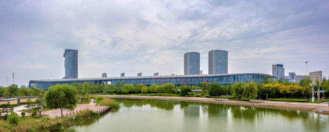 中国山东省东营市黄河国际会展中心全景
