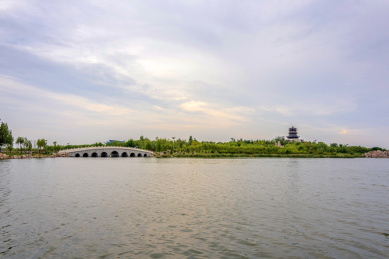 中国山东省东营市清风湖公园