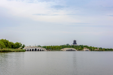 中国山东省东营市清风湖公园