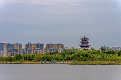 中国山东省东营市清风湖公园