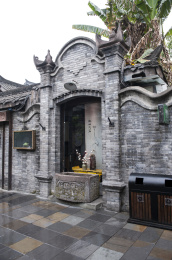 中国四川成都宽窄巷子古建筑