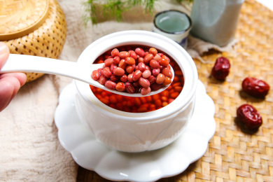 有机农产品杂粮粗粮红小豆汤