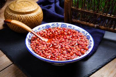 有机粗粮农产品营养健康的红小豆