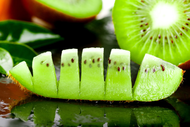 猕猴桃果肉特写