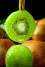 猕猴桃果肉特写