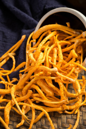 新鲜食材虫草花