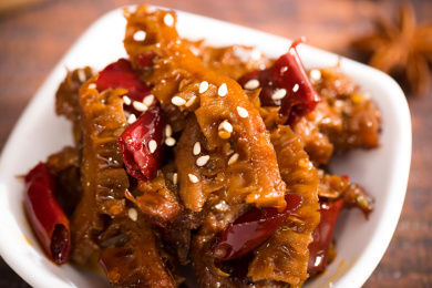 特色小吃麻辣牛肚