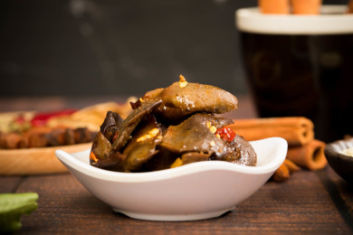 美味的特色小吃兔肝