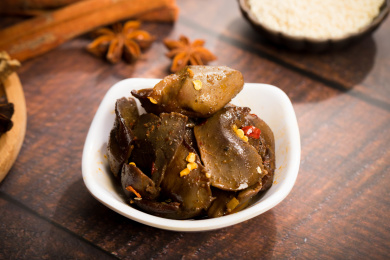 美味的特色小吃兔肝