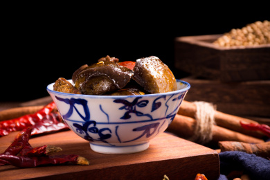 美味的特色小吃兔肝