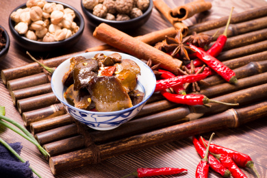 美味的特色小吃兔肝