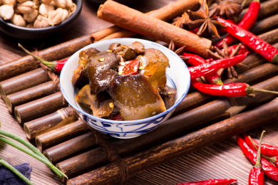 美味的特色小吃兔肝