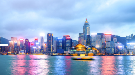 中国香港现代建筑景观