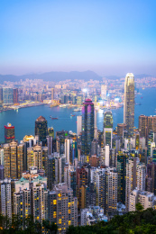 中国香港现代建筑景观