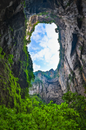 重庆武隆天坑天生三桥旅游景点