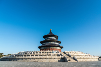 中国北京市天坛公园祈年殿