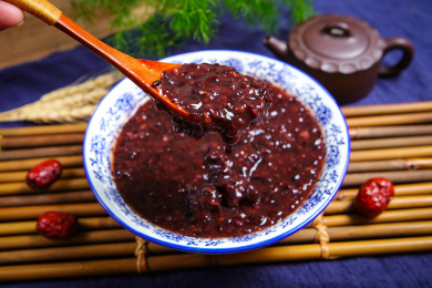 养生杂粮食材有机黑糯米粥