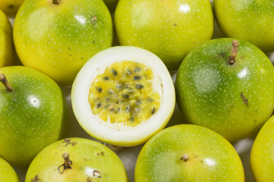 百香果果肉特写