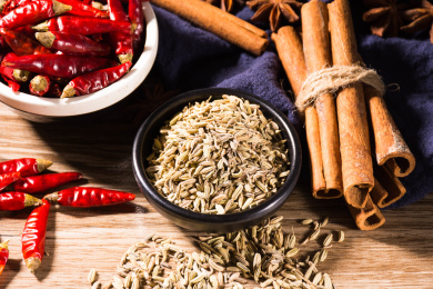 中国美食香料茴香的场景图