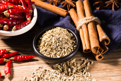 中国美食香料茴香的场景图