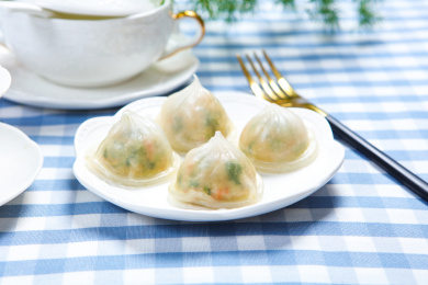 中国广式点心小吃茶点水晶饺